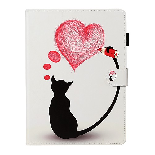 

Case For Apple iPad New Air 10.5 / iPad Mini 3/2/1/4/5 Card Holder / with Stand / Flip Full Body Cases Cat PU Leather For iPad 10.2 2019/Pro 11 2020/Pro 9.7/2017/2018