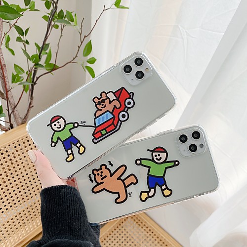 

Case For Apple iPhone 11 / iPhone 11 Pro / iPhone 11 Pro Max Shockproof Back Cover Cartoon TPU