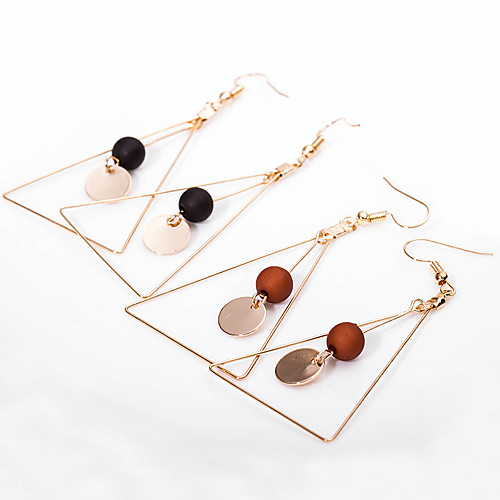 

Women's Earrings Holiday Wedding Birthday Romantic Earrings Jewelry White / Black / Coffee For Date Street Festival 1 Pair
