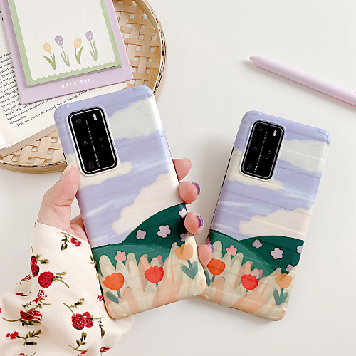 

Case For Huawei Huawei P20 / Huawei P20 Pro / Huawei P30 Shockproof Back Cover Scenery TPU