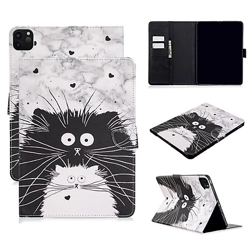 

Case For Apple iPad Air/iPad 4/3/2/Mini 3/2/1 Wallet / Card Holder / with Stand Full Body Cases Cat PU Leather For iPad Pro 9.7/New Air 10.5 2019/Pro 11 2020/Mini 5/2017/2018/ipad 10.2