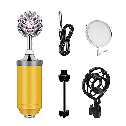 

BM-8000 Condenser Microphone Kit 3.5MM Recording Mic Chatting Singing Mikrafon With Tripod Microphone Sets