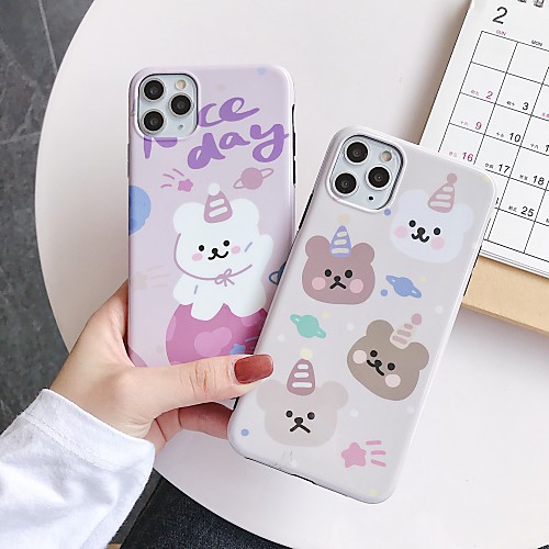 

Case For Apple iPhone 11 / iPhone 11 Pro / iPhone 11 Pro Max Shockproof Back Cover Cartoon TPU