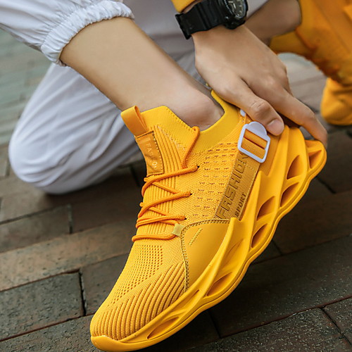 

Men's Spring & Summer Casual Daily Trainers / Athletic Shoes Tissage Volant Orange / Black / White / Yellow