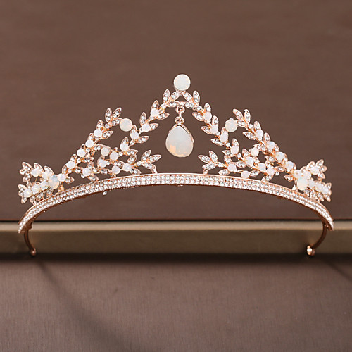 

Women's Hair Jewelry For Wedding Engagement Party Birthday Party Wedding Crystal Alloy Golden 1pc