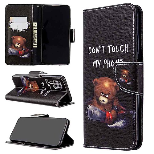 

Case For Huawei P40 Lite/P Smart Z/ Honor 9X Pro Wallet / Card Holder / with Stand Full Body Cases Word / Phrase PU Leather For Mate 30 Lite/Honor 8A/10 Lite/P20 Lite 2019/Y9 Prime/Y6 2019