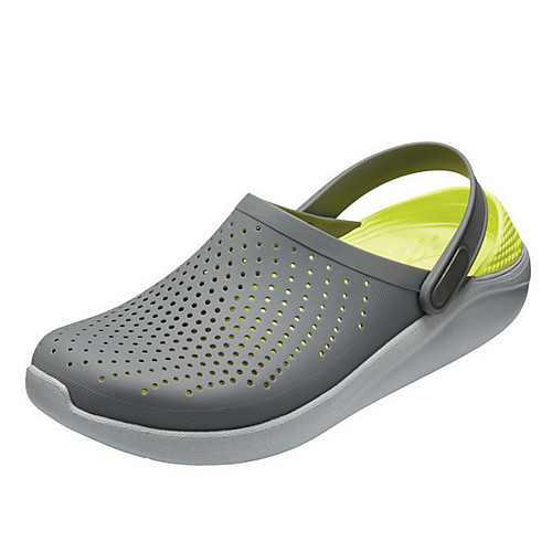 

Women's Sandals Flat Sandal Summer Flat Heel Round Toe Daily PVC White / Black / Light Grey