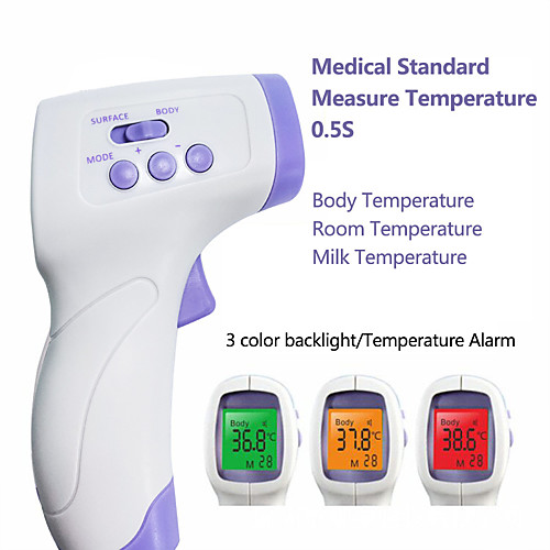 

YNA-800 Non-contact Body Thermometer Forehead Digital Infrared Thermometer Portable Digital Measure Tool FDA &amp CE Certificated for Baby Adult