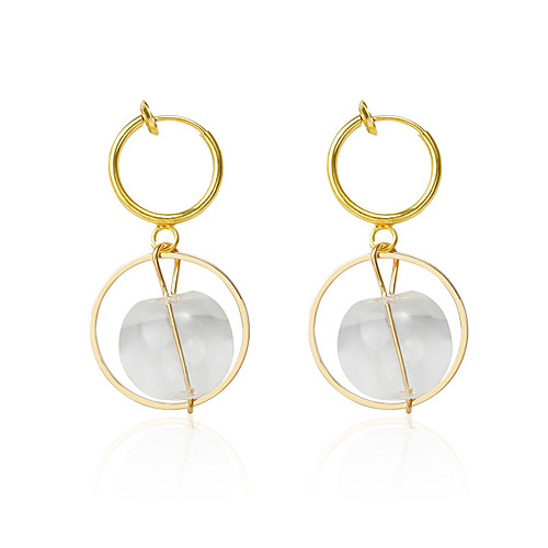 

Women's Earrings Holiday Wedding Birthday Romantic Earrings Jewelry Gold For Date Street Festival 1 Pair