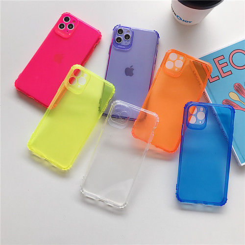 

Phone Case For Apple Back Cover iPhone 12 Pro Max 11 SE 2020 X XR XS Max 8 7 6 Shockproof Transparent Transparent TPU