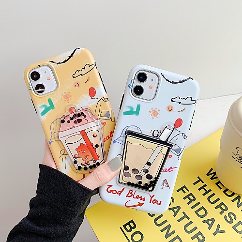 

Case For Apple iPhone 11 / iPhone 11 Pro / iPhone 11 Pro Max Flowing Liquid / IMD / Frosted Back Cover Food TPU