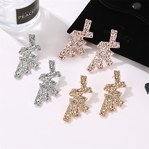 

Women's Earrings Holiday Wedding Birthday Romantic Earrings Jewelry Rose Gold / Gold / Silver For Date Street Festival 1 Pair