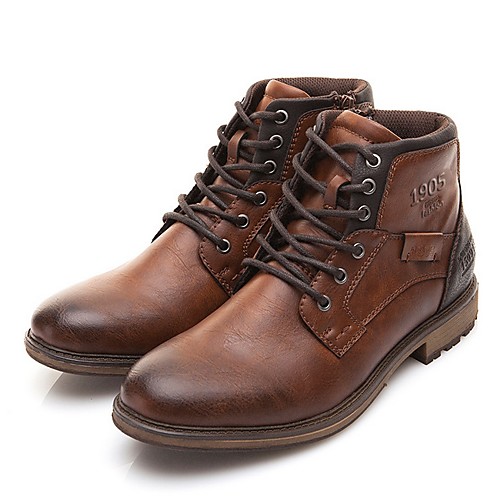 

Men's Summer Outdoor Boots PU Non-slipping Black / Brown