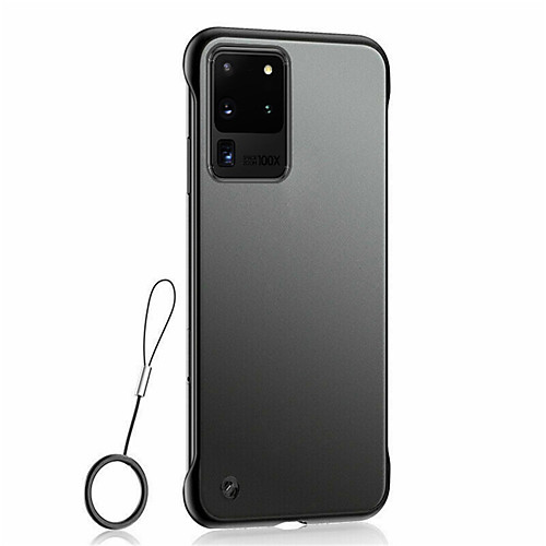 

Frameless clear Matte Hard Phone Case For Samsung A71 5G / A51 / A81 / A70/A50 /A30 / A20 /A10 / A7 2018 / M31 / S20 / S10E / S9 / S8Plus / Note 10Plus / Note 9 / Note 8 With Finger Ring