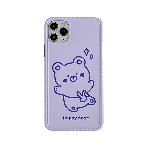 

Case For Apple iPhone 11 / iPhone 11 Pro / iPhone 11 Pro Max with Stand / IMD / Pattern Back Cover Animal / Cartoon TPU