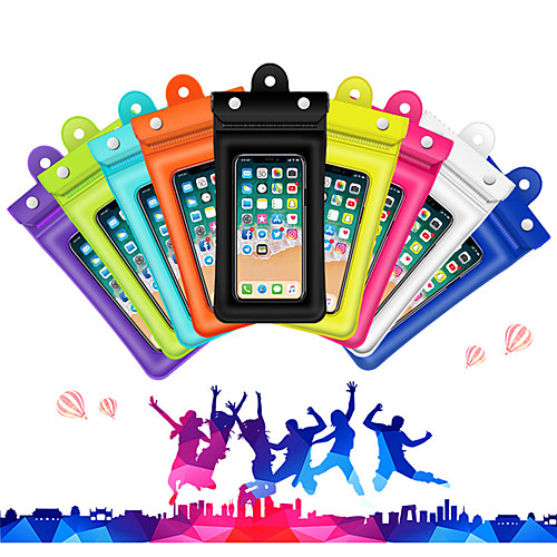 

Protective Bag Mobile Phone Bag for Lightweight Rain Waterproof Wearable 6 inch PVC(PolyVinyl Chloride) 3 m