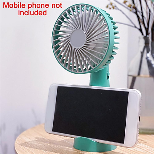 

Creative Mobile Phone Bracket Usb Fans Can Charge Student Dormitory Mini- Desktop Fan With One Hold Small Fans