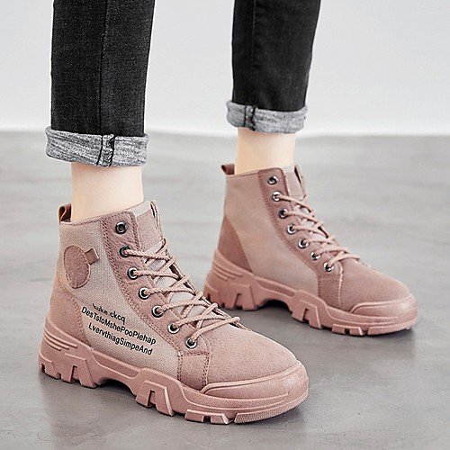 

Women's Sneakers Summer Flat Heel Round Toe Daily Canvas Black / Pink / Khaki