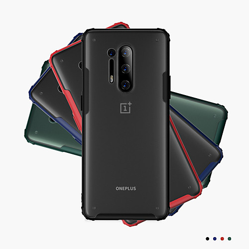 

Shockproof Transparent Frosted PC Phone Case For OnePlus 8 Pro OnePlus 7T Pro OnePlus 7 Soft TPU Silicone Frame Protection Cover