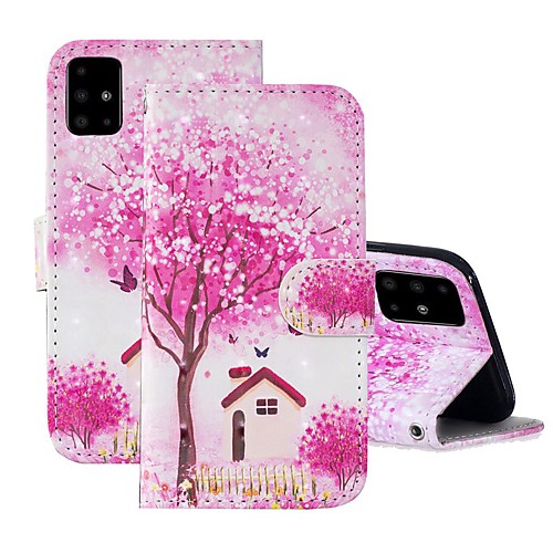 

Case For Samsung Galaxy A51/ Galaxy A20e / Galaxy Note 10 Plus Wallet / Card Holder / with Stand Full Body Cases Tree PU Leather For Galaxy A71/A10S/A20S/M30S/A2 Core/A10E