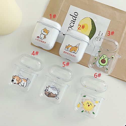 

Cute Cartoon Fruit Soft TPU Earphone Case For AirPods1 AirPods2 Headphone Case (AirPods Charging Case Not Included)