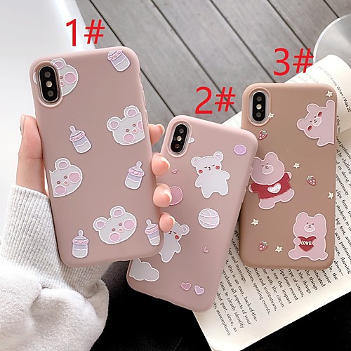 

Painted TPU Cartoon Pattern for Apple iPhone Case 11 Pro Max X XR XS Max 8 Plus 7 Plus 6 Plus SE(2020) Back Cover