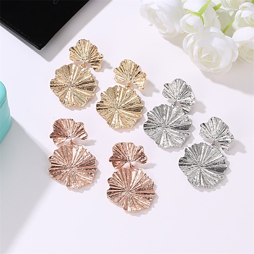 

Women's Earrings Holiday Wedding Birthday Romantic Earrings Jewelry Rose Gold / Gold / Silver For Date Street Festival 1 Pair