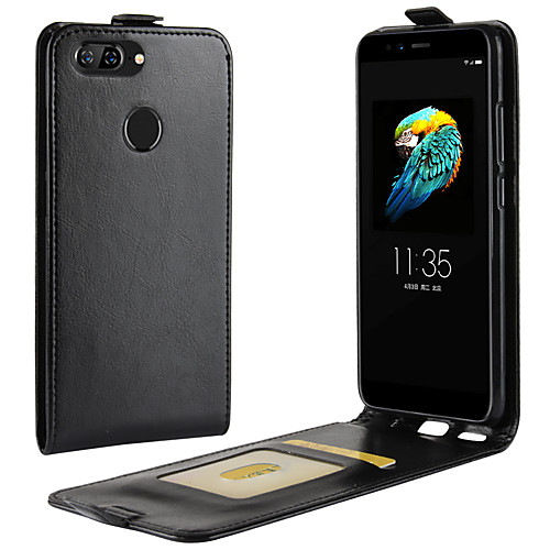 

Case For Lenovo Lenovo A Plus(Lenovo A Plus A1010a20) Card Holder / Shockproof / Flip Full Body Cases Solid Colored PU Leather