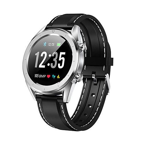 

DT NO.1 DT28 Unisex Smartwatch Android iOS Bluetooth Waterproof GPS Heart Rate Monitor Blood Pressure Measurement Calories Burned ECGPPG Timer Pedometer Sedentary Reminder Temperature Display