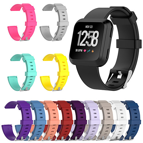 

New Replacement Watch Band For Fitbit Versa Fitbit Versa Lite Smart watch Soft Silicone Classic Wristband