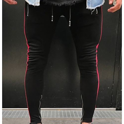 

Men's Basic Slim Chinos Pants - Multi Color Drawstring White Blue Red US36 / UK36 / EU44 / US38 / UK38 / EU46 / US40 / UK40 / EU48
