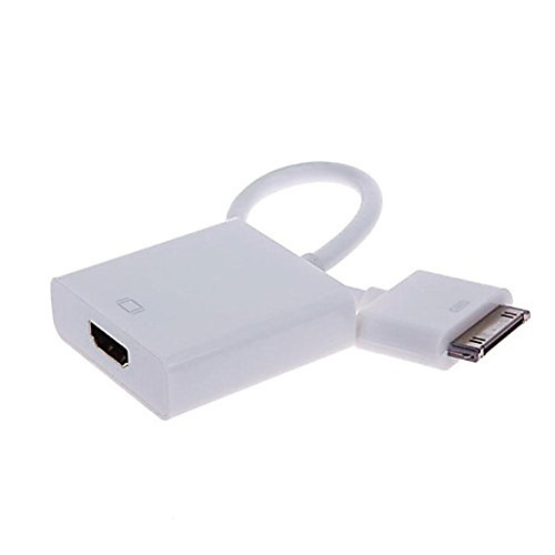 

External Extension Of Adaptation HDMI Female to 30P Dock Male Cable for iPhone 4 4S iPad 2 3