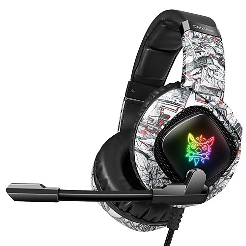 

ONIKUMA K19 Gaming Headset Wired Gaming Noise-Cancelling Stereo Dual Drivers