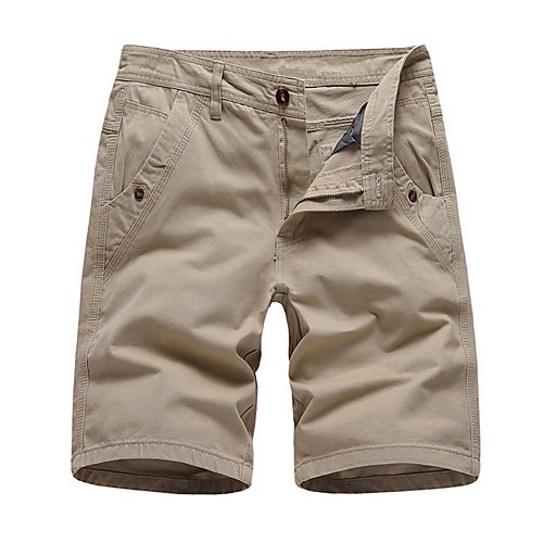 

Men's Basic Loose Shorts Pants - Solid Colored Summer Black Army Green Khaki US32 / UK32 / EU40 / US36 / UK36 / EU44 / US38 / UK38 / EU46