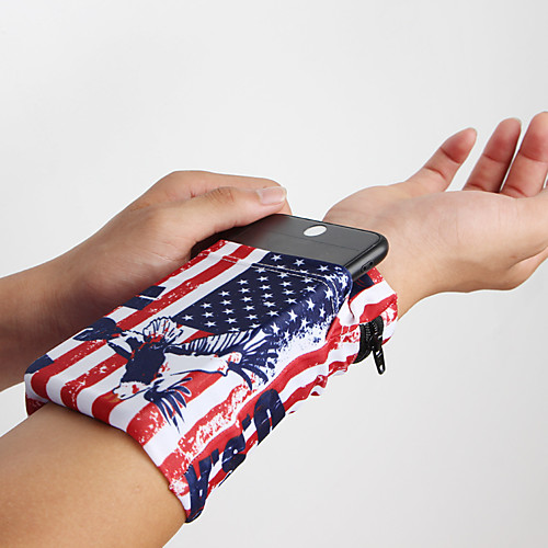 

Phone Armband Running Armband for Running Hiking Outdoor Exercise Traveling Sports Bag Adjustable Waterproof Portable Lycra Spandex Men's Women's Running Bag Adults