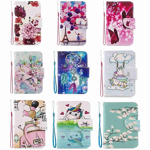 

Case For Samsung Galaxy S20 / Galaxy S20 Plus / Galaxy S20 Ultra Wallet / Card Holder / with Stand Two Butterflies PU Leather / TPU for Galaxy A51 / A71 / A70 / A50 / A30S / A20 / A20E