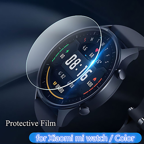 

5 PCS Screen Protector for Xiaomi Mi Watch/Color Anti-Scratch Protective Full Coverage Anti-Bubble HD TPU Screen Film