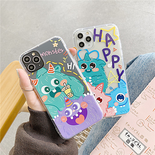 

Case For Apple iphone 11/pro11proMax/x/XS/XR/XSMax/8p/8/7P/7/SE(2020)Cover TPU Cartoon transparent iphone case