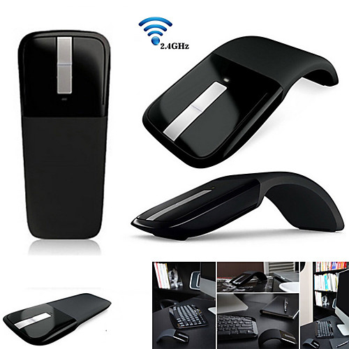 

LITBest B308 Wireless 2.4G Optical Gaming Mouse Foldable Design Office Mouse 2000 DPI 3 Adjustable DPI Levels 4 pcs Keys