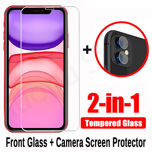 

2 in 1 tempered glass for iphone 7 8 x xr xs max 11 pro max SE 2020 camera lens screen protector for iphone XR XS 7 8 plus se