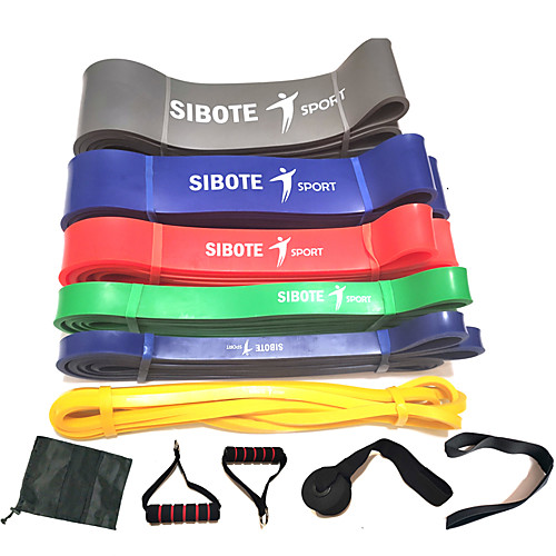 

Pull up Assistance Bands 11 pcs Sports Natural Rubber Home Workout Exercise & Fitness Gym Workout Portable Non Toxic Durable Muscular Bodyweight Training Resistance Training Strength Trainer For Men