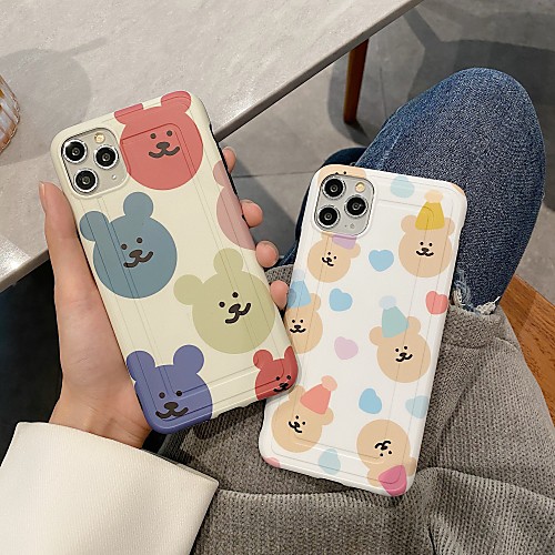 

Case For Apple iphone 11/pro11proMax/x/XS/XR/XSMax/8p/8/7P/7/SE(2020)Cover TPU Cartoonsoft shell iphone case set