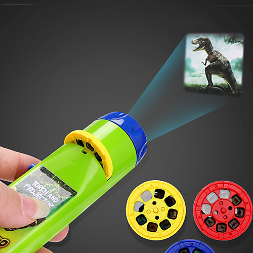 

Flashlights Dinosaur Fish Educational Toy Slide Projector Torch Projection Light Lovely Parent-Child Interaction 3 Films Child's for Birthday Gifts and Party Favors Bedtime Night