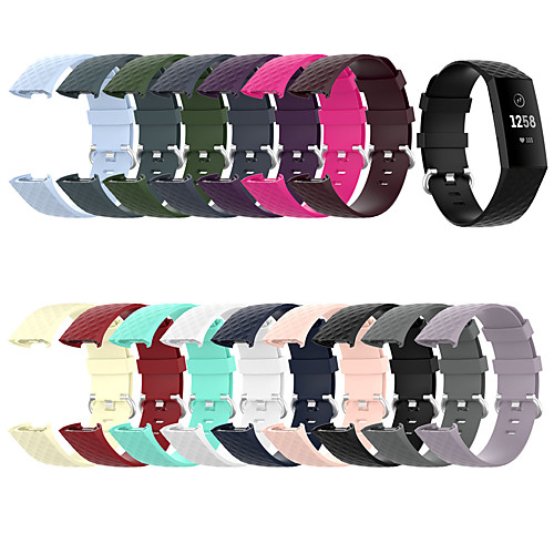 

Watch Band for Fitbit Charge 3 / Fitbit Charge 4 Fitbit Sport Band Silicone Wrist Strap