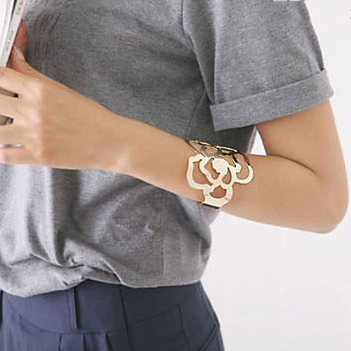 

Women's Bracelet Classic Wedding Birthday Vintage Theme European Trendy Casual / Sporty Ethnic French Alloy Bracelet Jewelry Gold For Date Festival