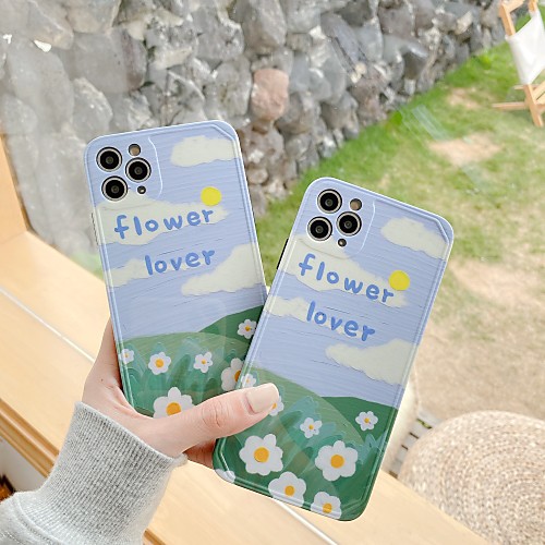 

Case For Apple iPhone 11 / iPhone 11 Pro / iPhone 11 Pro Max Shockproof Back Cover Flower TPU