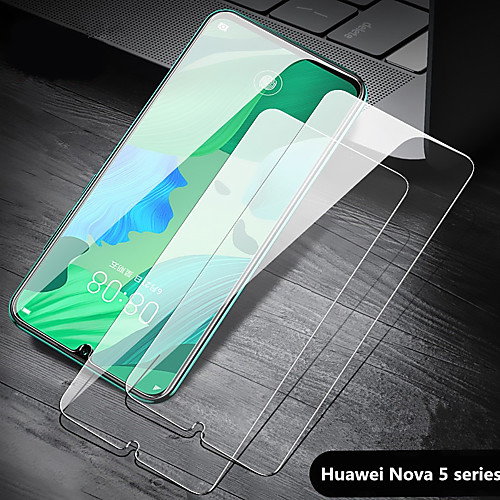 

Protector Screen for Huawei Nova 5/Nova 5 Pro/Nova 5i/Nova 5i Pro/Nova 5z/Nova 5T High Definition (HD) / 9H Hardness Tempered Glass