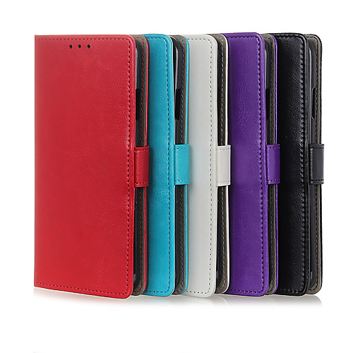 

Case For OPPO OPPO Reno3 / OPPO A91 / OPPO F15 Card Holder / Shockproof Full Body Cases Solid Colored PU Leather