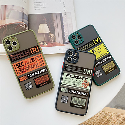 

Case For Apple iPhone 11 / iPhone 11 Pro / iPhone 11 Pro Max Shockproof / Frosted / Transparent Back Cover Tile / Word / Phrase / Transparent TPU / PC for iPhone 6/7/8/678plus/XS/XR/XS MAX/SE
