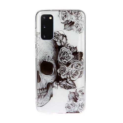 

Case For Samsung Galaxy S10 5G/ Galaxy S20 Ultra / Galaxy S10E Transparent / Pattern Back Cover Skull TPU For Galaxy A51/A71/A20/A20E/A30/A50/A70/Note 10 Plus